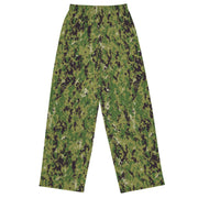 Digital Vertical Tropical Canopy CAMO Unisex Wide-Leg Leisure Pants - Pant