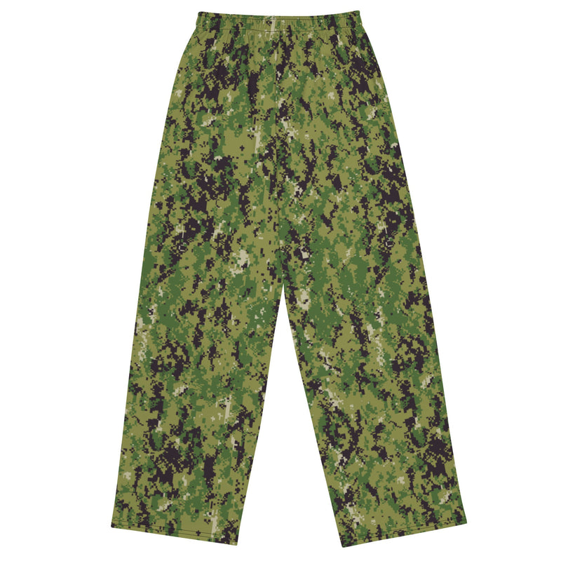 Digital Vertical Tropical Canopy CAMO Unisex Wide-Leg Leisure Pants - Pant