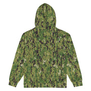 Digital Vertical Tropical Canopy CAMO Unisex Zip Hoodie