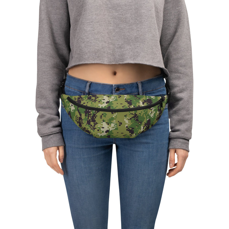 Digital Vertical Tropical Canopy CAMO Waist Pack - Bag