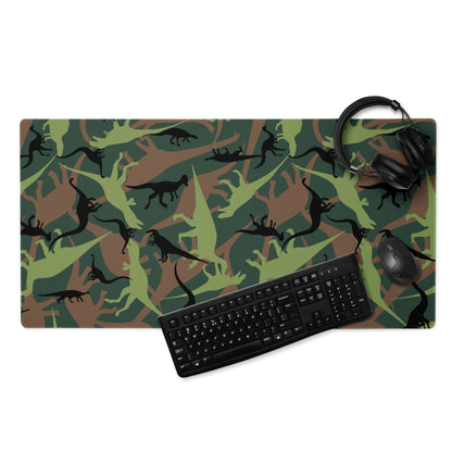 Dinosaur CAMO Gaming mouse pad - 36″×18″ - Mouse Pad