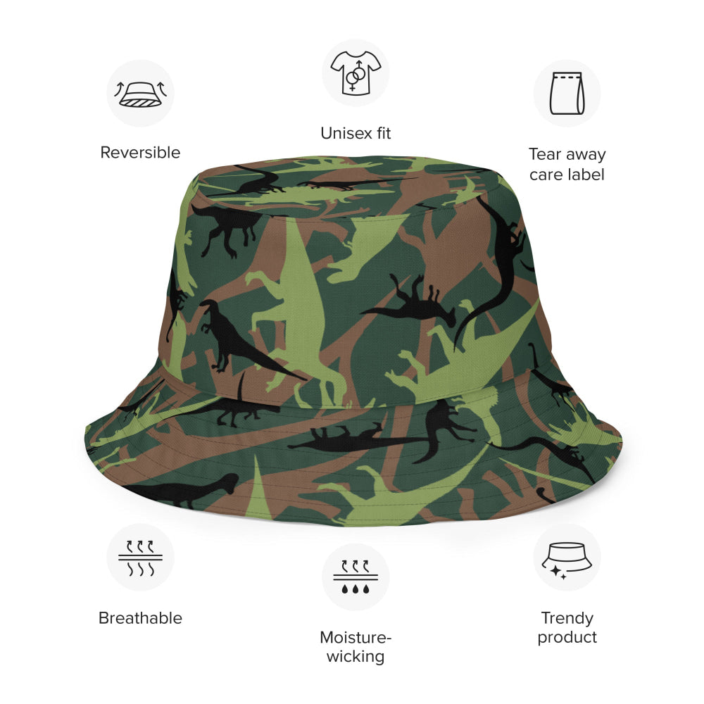 Dinosaur CAMO Reversible bucket hat - Bucket Hat