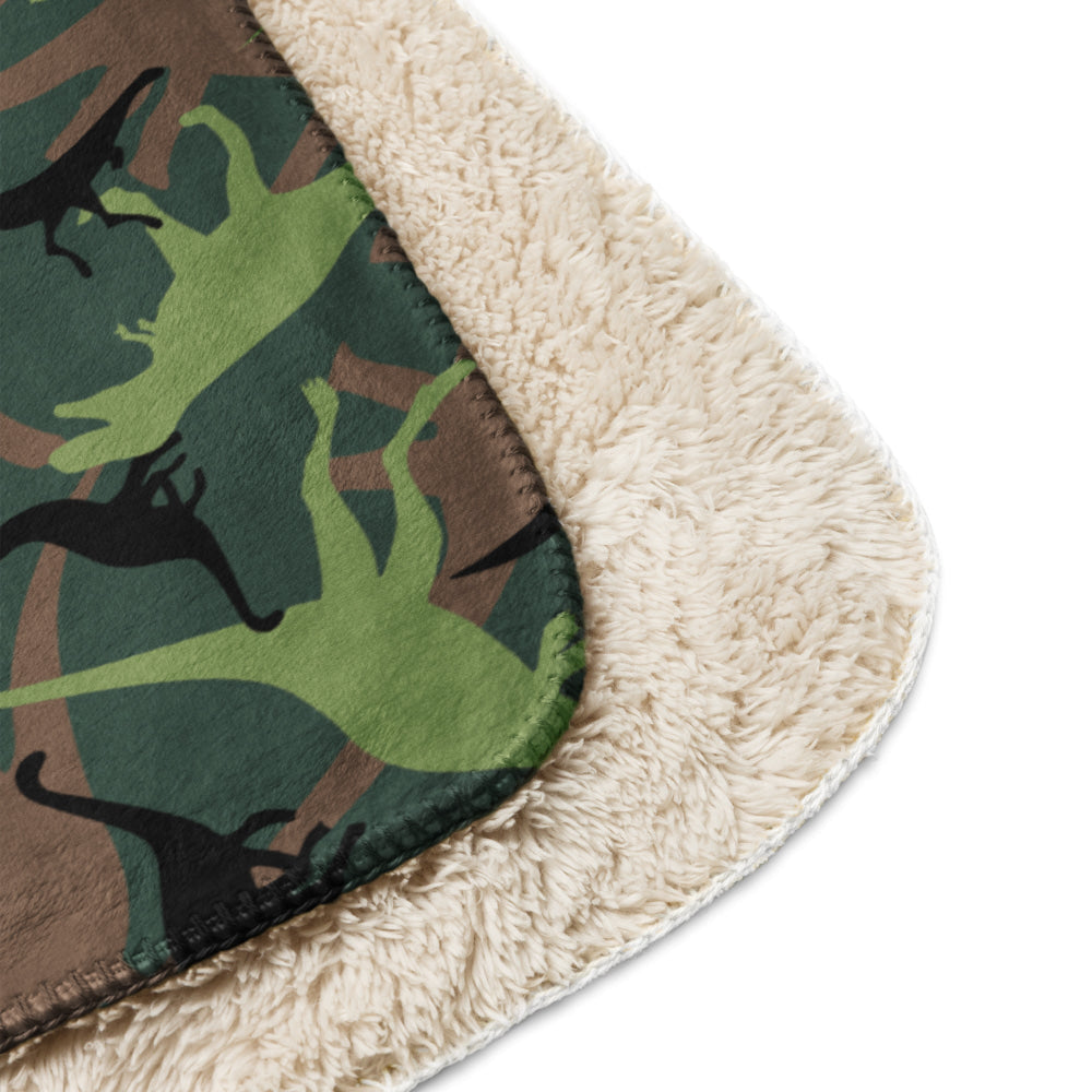 Dinosaur CAMO Sherpa blanket - Blanket