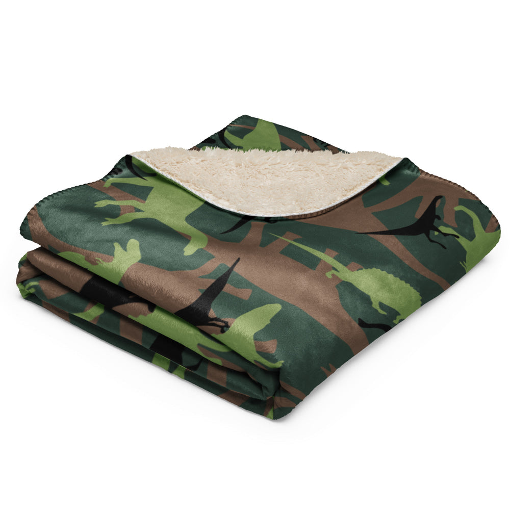 Dinosaur CAMO Sherpa blanket - Blanket