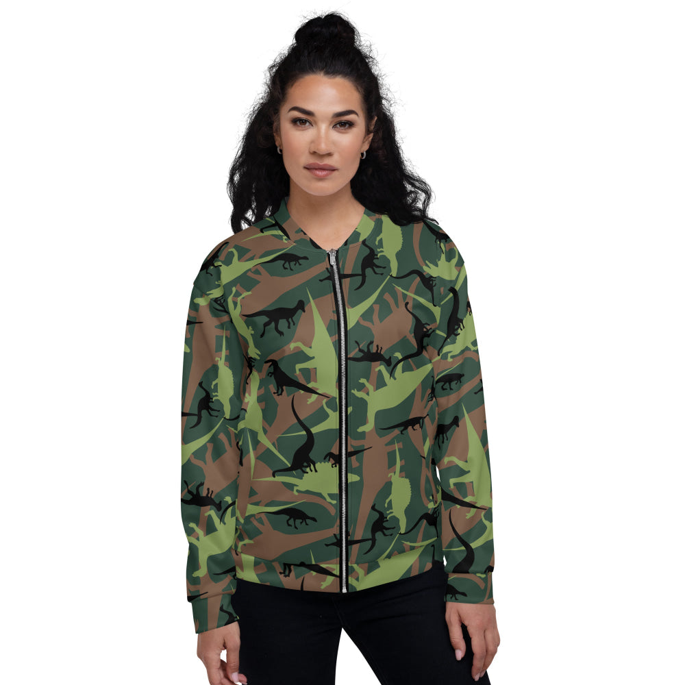 Dinosaur CAMO Unisex Bomber Jacket