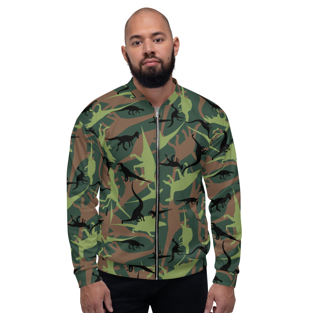 Dinosaur CAMO Unisex Bomber Jacket