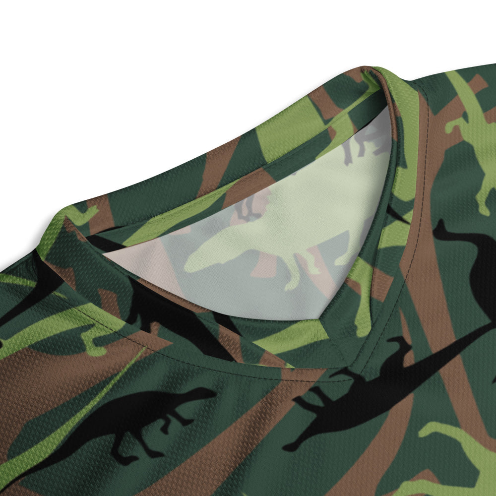 Dinosaur CAMO unisex sports jersey - Unisex Sports Jersey