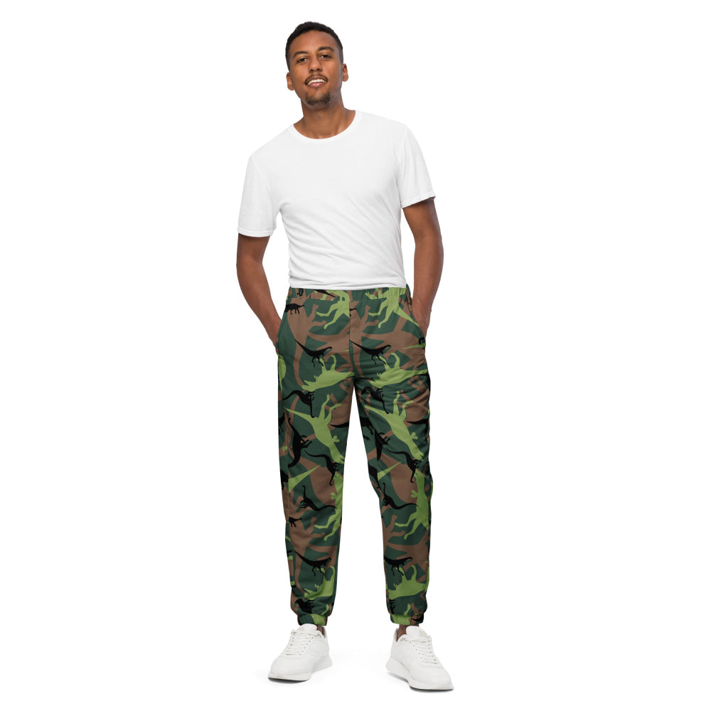 Dinosaur CAMO Unisex track pants - XS - Track Pants