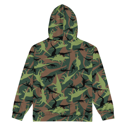 Dinosaur CAMO Unisex zip hoodie - Zip Hoodie