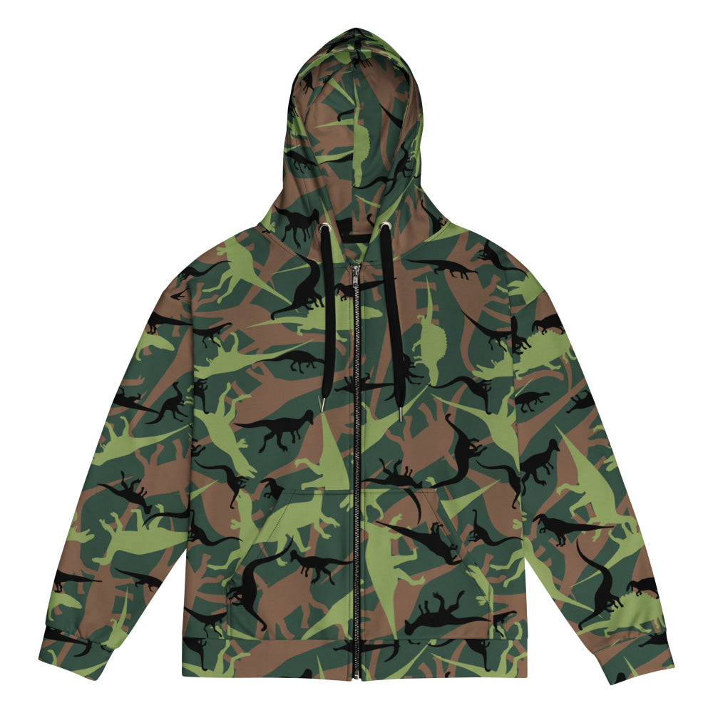 Dinosaur CAMO Unisex zip hoodie - Zip Hoodie