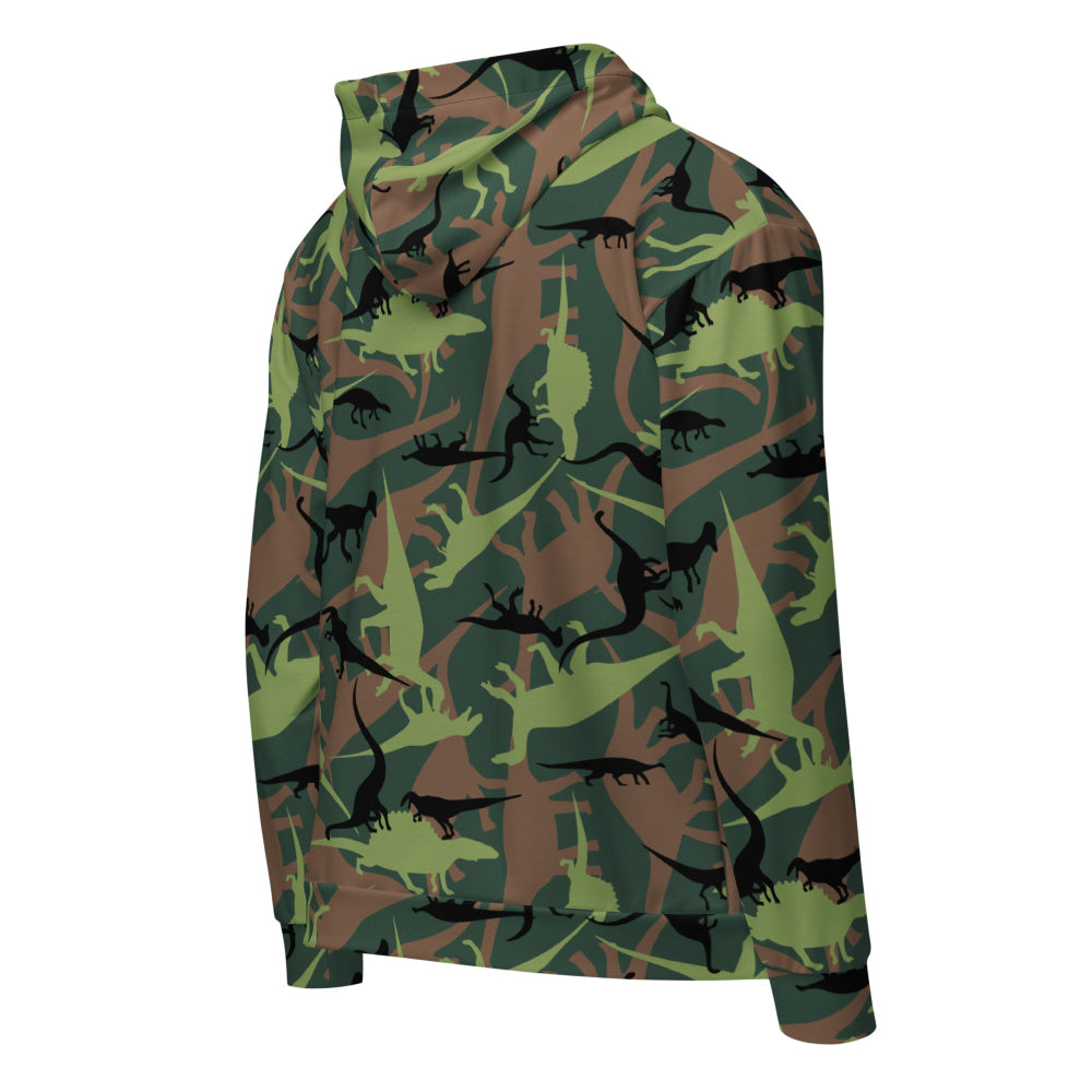 Dinosaur CAMO Unisex zip hoodie - Zip Hoodie