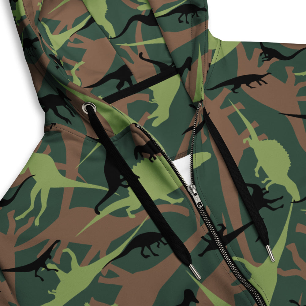 Dinosaur CAMO Unisex zip hoodie - Zip Hoodie