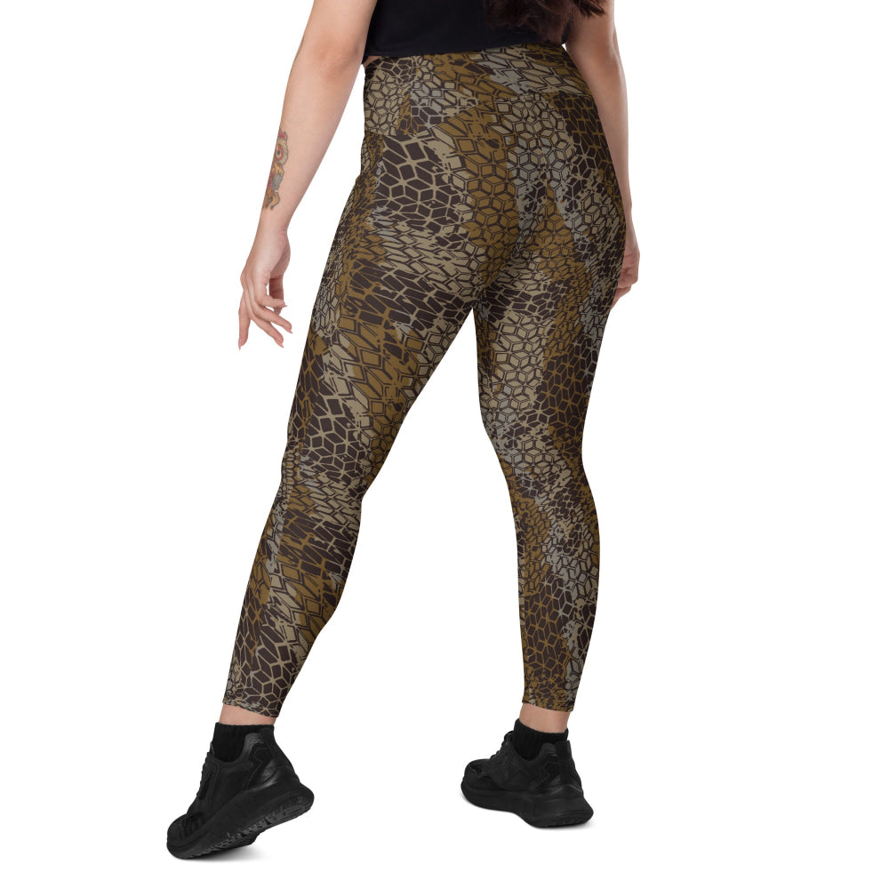 Dragon Skin Desert CAMO Leggings with pockets - Womens With Pockets