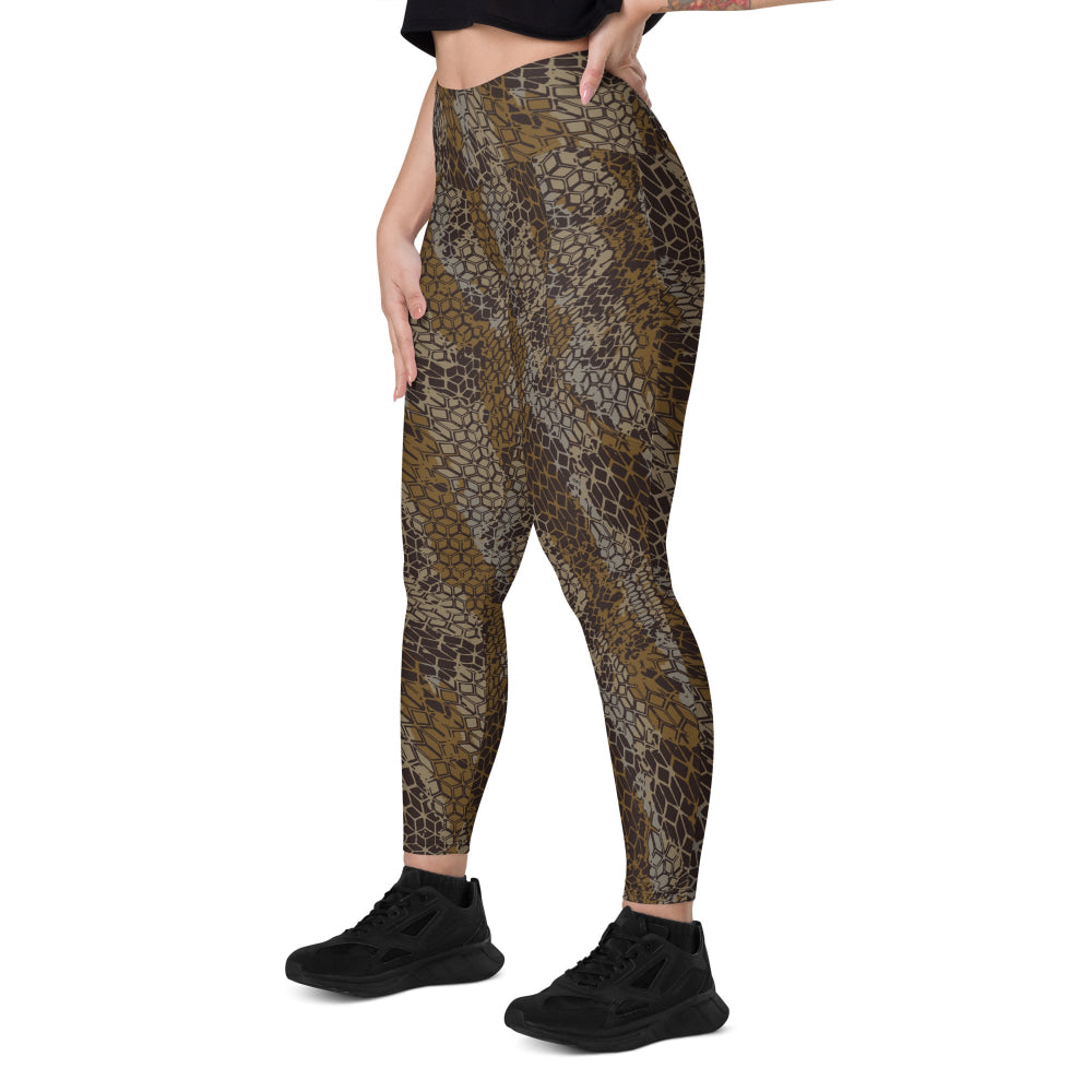 Dragon Skin Desert CAMO Leggings with pockets - Womens With Pockets