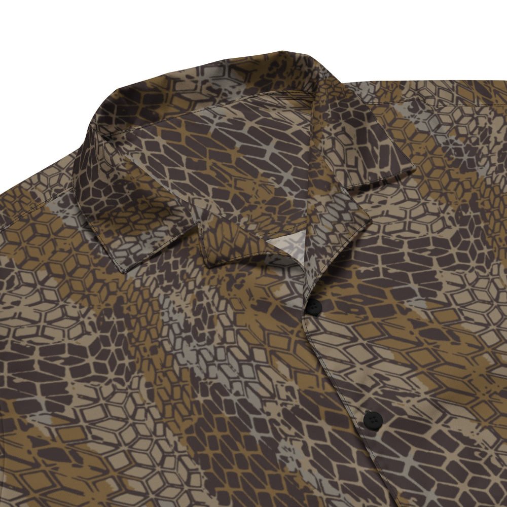 Dragon Skin Desert CAMO Unisex button shirt - Button Shirt