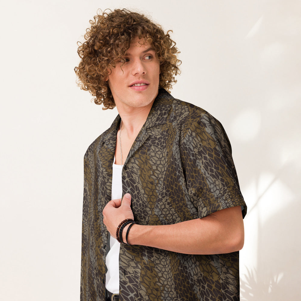 Dragon Skin Desert CAMO Unisex button shirt - Button Shirt