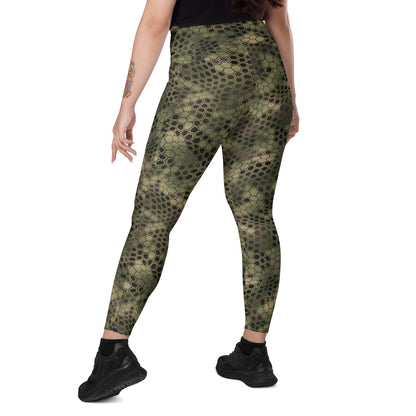 Dragon Skin Multi-terrain CAMO Leggings with pockets - Womens With Pockets