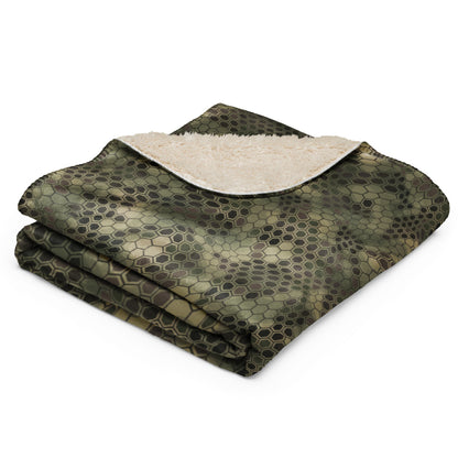 Dragon Skin Multi-terrain CAMO Sherpa blanket - Blanket