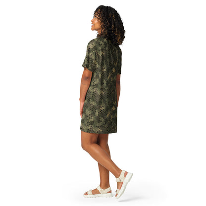 Dragon Skin Multi-terrain CAMO T-shirt dress - Womens T-Shirt Dress