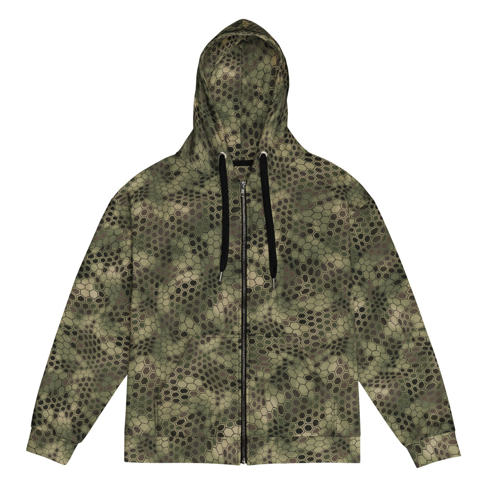 Dragon Skin Multi-terrain CAMO Unisex zip hoodie - Zip Hoodie