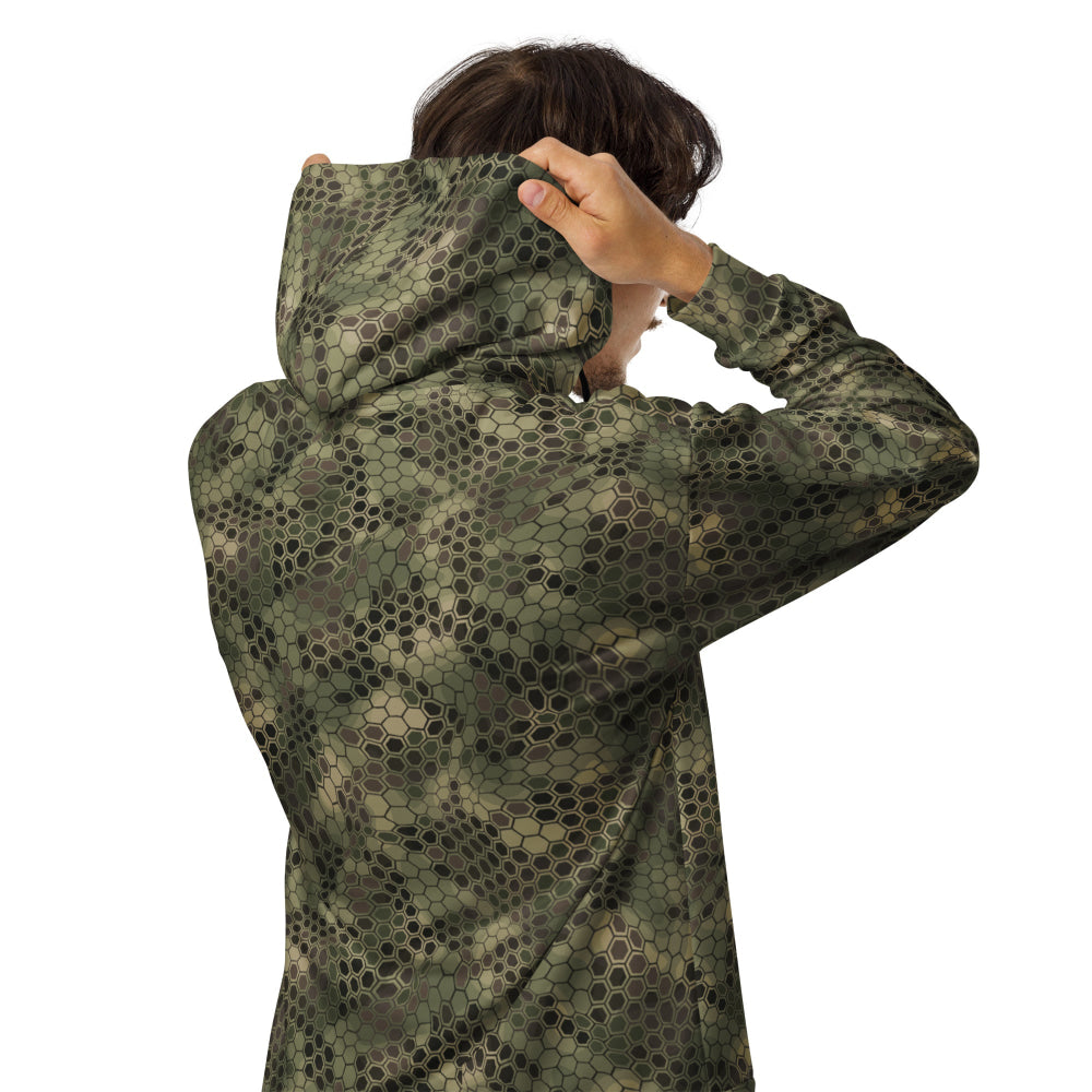 Dragon Skin Multi-terrain CAMO Unisex zip hoodie - Zip Hoodie