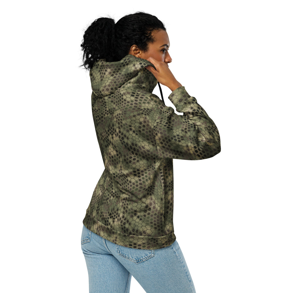 Dragon Skin Multi-terrain CAMO Unisex zip hoodie - Zip Hoodie