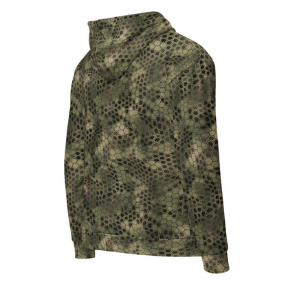 Dragon Skin Multi-terrain CAMO Unisex zip hoodie - Zip Hoodie