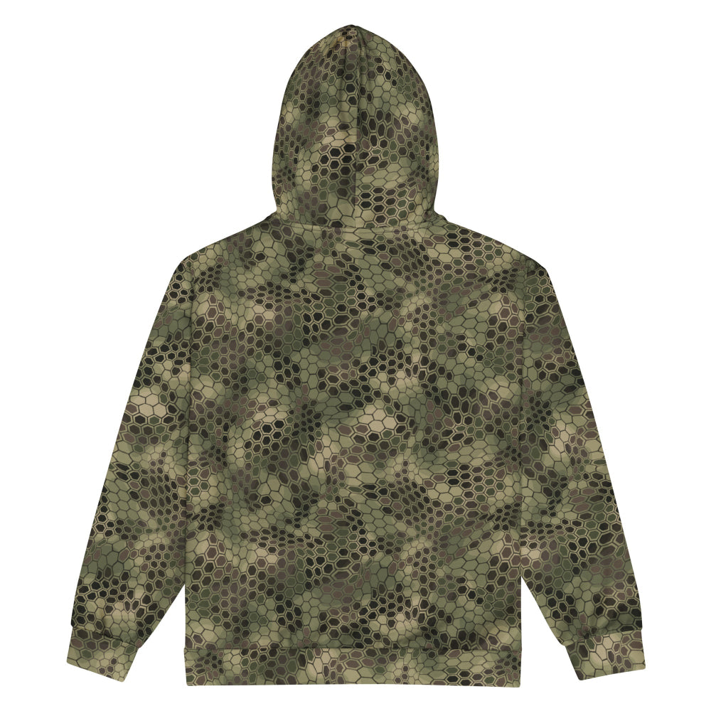 Dragon Skin Multi-terrain CAMO Unisex zip hoodie - Zip Hoodie