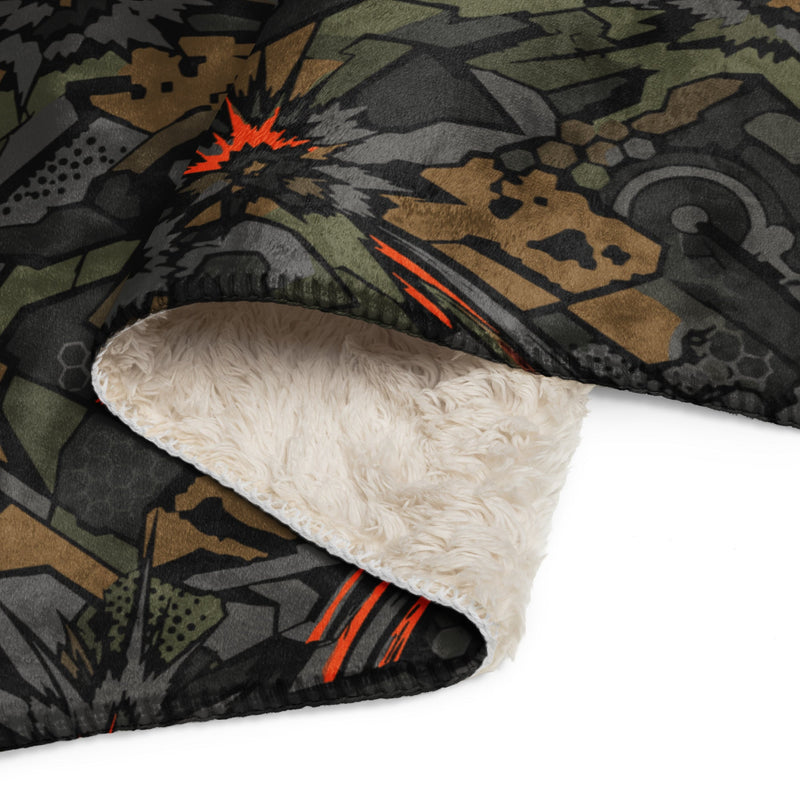 Dreadnought Firestorm CAMO Sherpa Blanket
