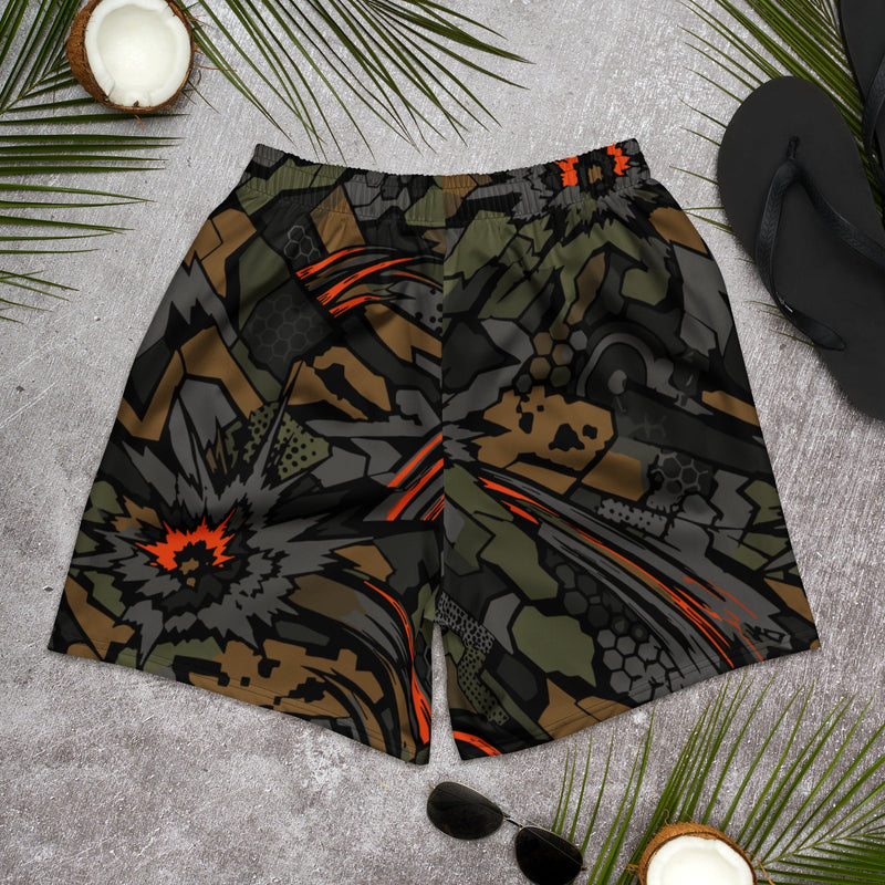 Dreadnought Firestorm CAMO Unisex Athletic Long Shorts