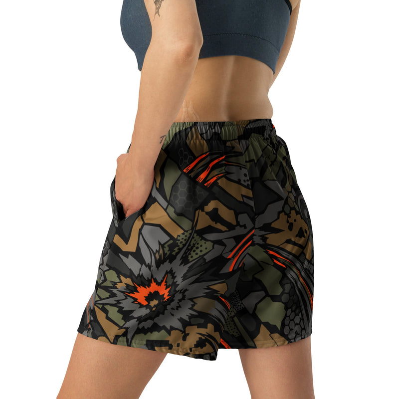 Dreadnought Firestorm CAMO Unisex Athletic Long Shorts