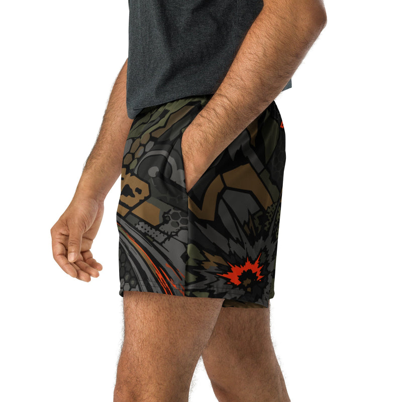 Dreadnought Firestorm CAMO Unisex Athletic Shorts - XS
