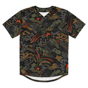 Dreadnought Firestorm CAMO Unisex Baseball Jersey