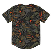 Dreadnought Firestorm CAMO Unisex Baseball Jersey