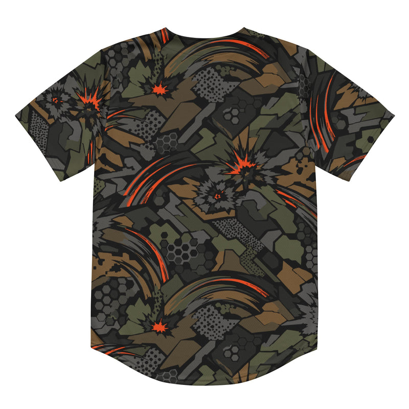 Dreadnought Firestorm CAMO Unisex Baseball Jersey