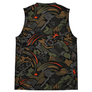Dreadnought Firestorm CAMO Unisex Basketball Jersey