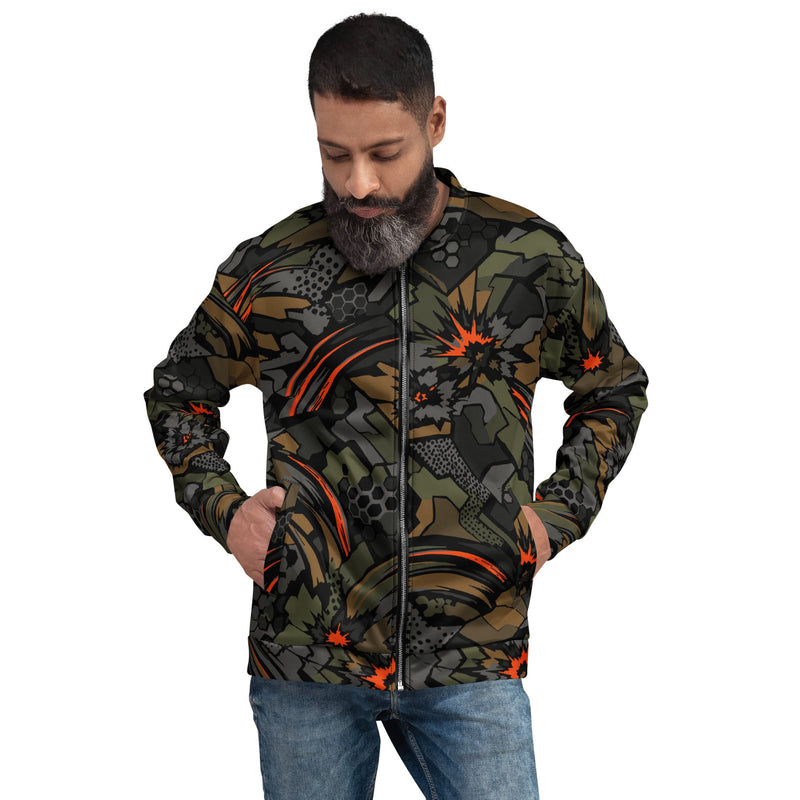Dreadnought Firestorm CAMO Unisex Bomber Jacket