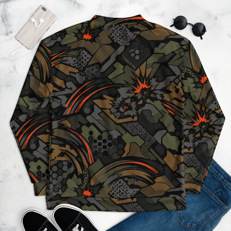 Dreadnought Firestorm CAMO Unisex Bomber Jacket