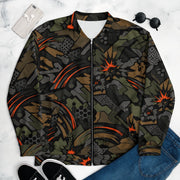 Dreadnought Firestorm CAMO Unisex Bomber Jacket - XS