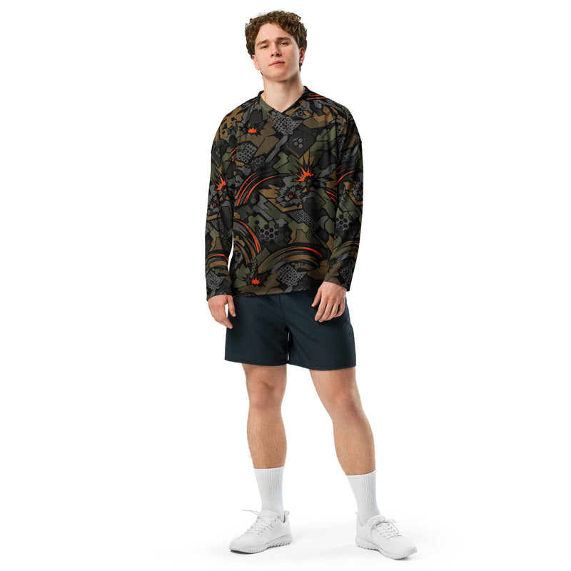Dreadnought Firestorm CAMO Unisex Hockey Fan Jersey