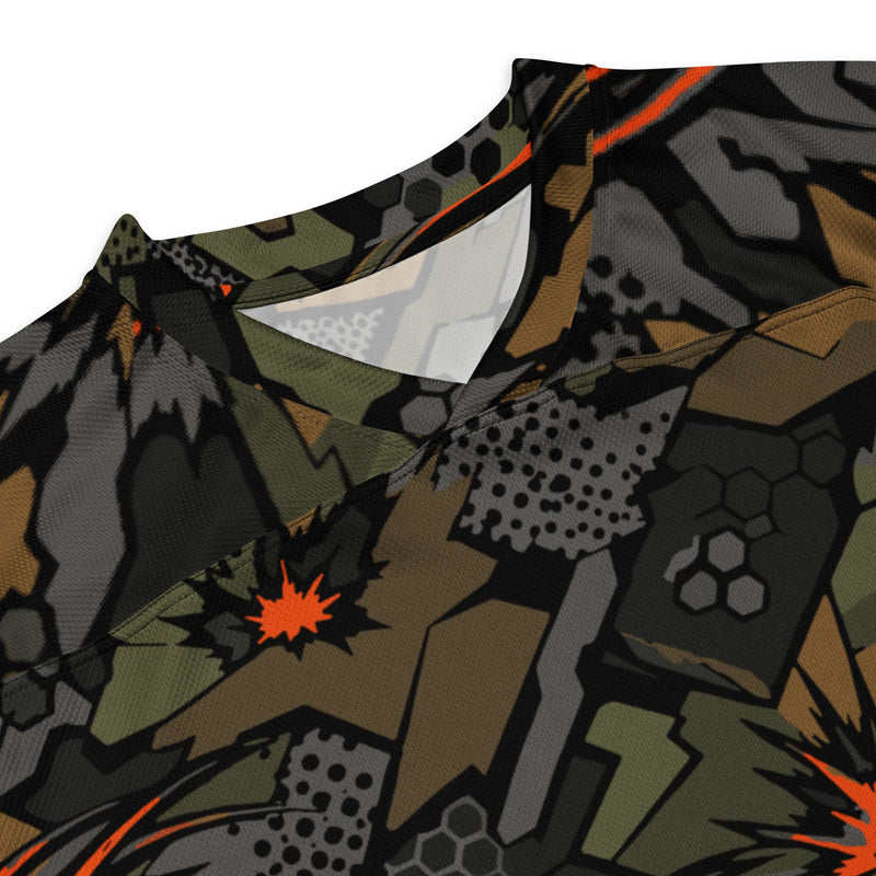Dreadnought Firestorm CAMO Unisex Hockey Fan Jersey