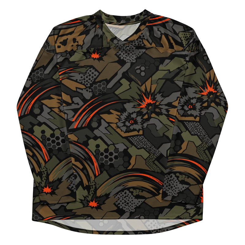Dreadnought Firestorm CAMO Unisex Hockey Fan Jersey