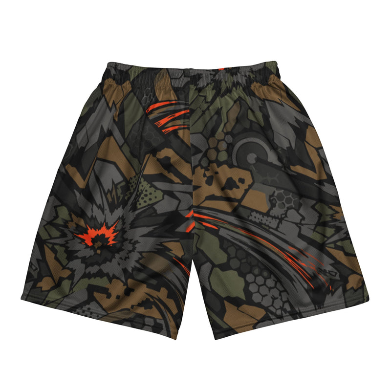 Dreadnought Firestorm CAMO Unisex Mesh Shorts