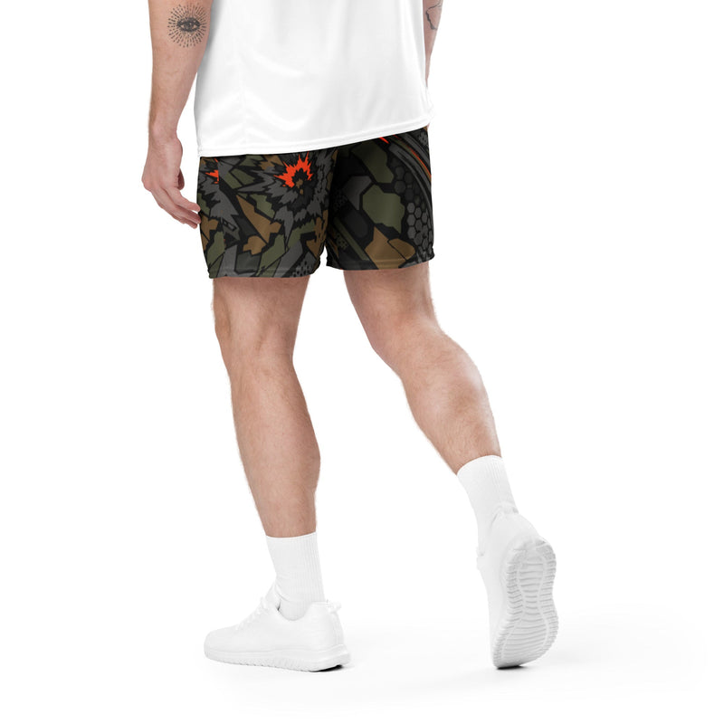 Dreadnought Firestorm CAMO Unisex Mesh Shorts