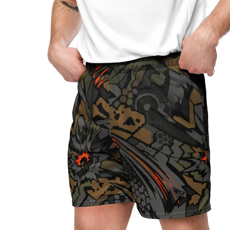 Dreadnought Firestorm CAMO Unisex Mesh Shorts