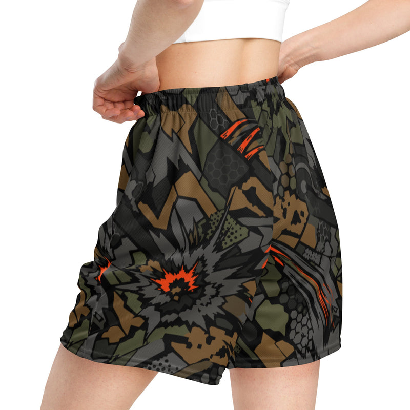 Dreadnought Firestorm CAMO Unisex Mesh Shorts