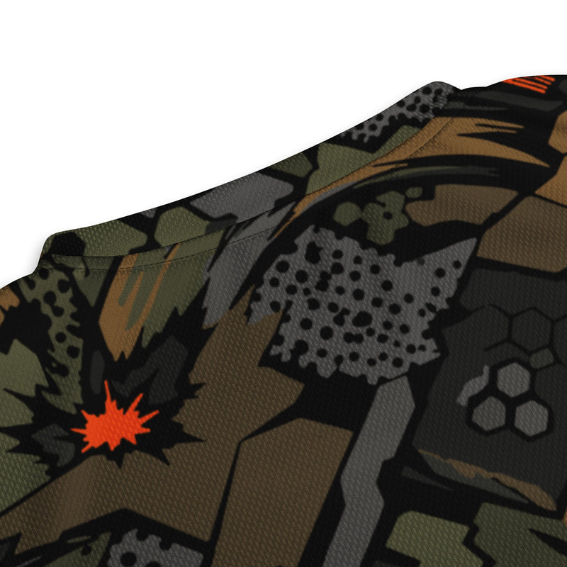 Dreadnought Firestorm CAMO Unisex Sports Jersey