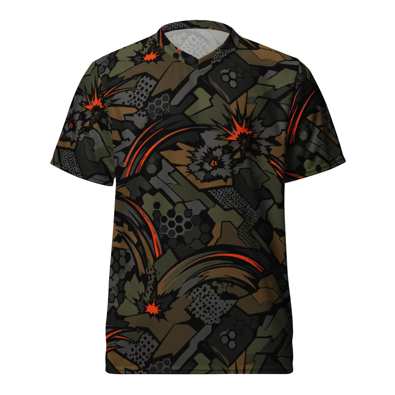 Dreadnought Firestorm CAMO Unisex Sports Jersey