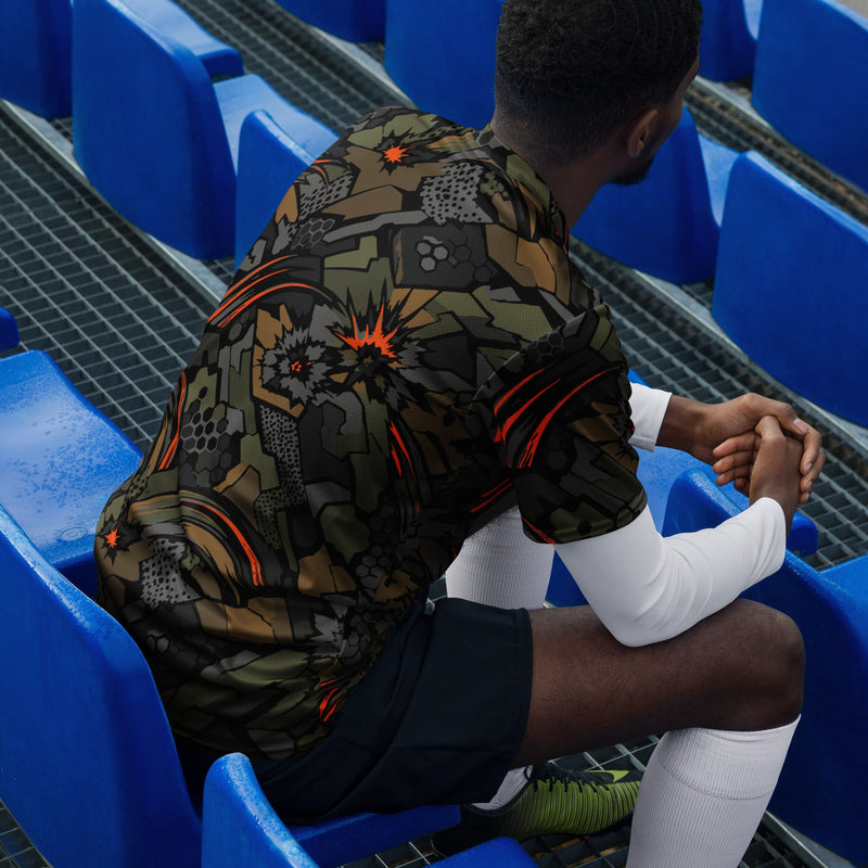 Dreadnought Firestorm CAMO Unisex Sports Jersey