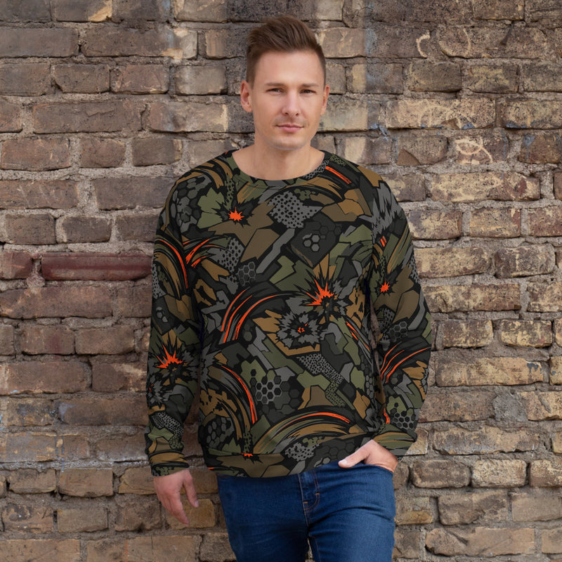 Dreadnought Firestorm CAMO Unisex Sweatshirt - 2XS